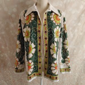 Vintage 60s/70s Jane Colby Flower Power Top